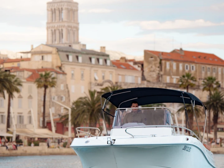 Atlantic open 750 charter bareboat or skippered in  Split Ferry Port