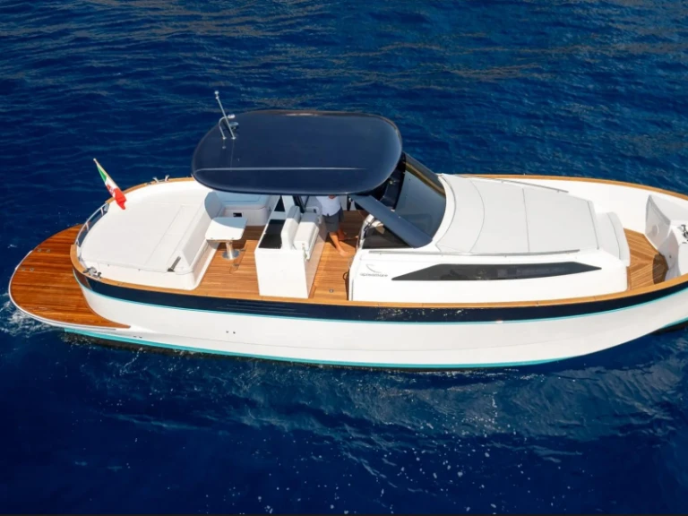 Apreamare Apreamare Gozzo 35 charter bareboat or skippered in  Antibes