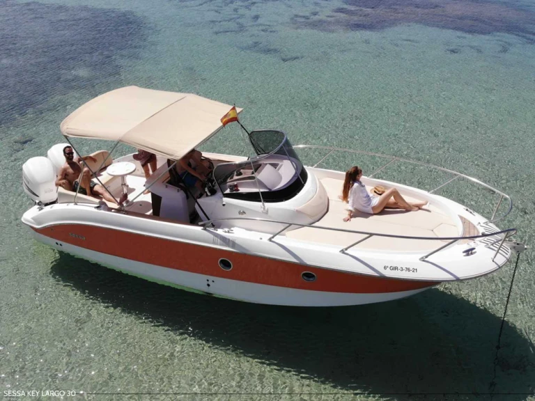 Hire Motorboat with or without skipper Sessa Marine Ibiza Town