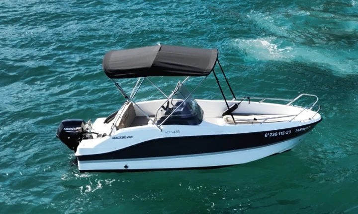 Yacht hire Sitges cheap Activ 455 Open