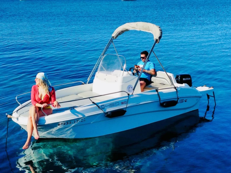 Remus Remus 450 open charter bareboat or skippered in  Sant Antoni de Portmany