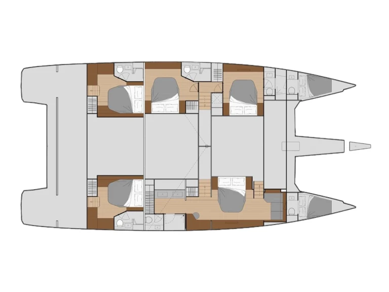 Hire Catamaran with or without skipper Fountaine Pajot Néa Péramos
