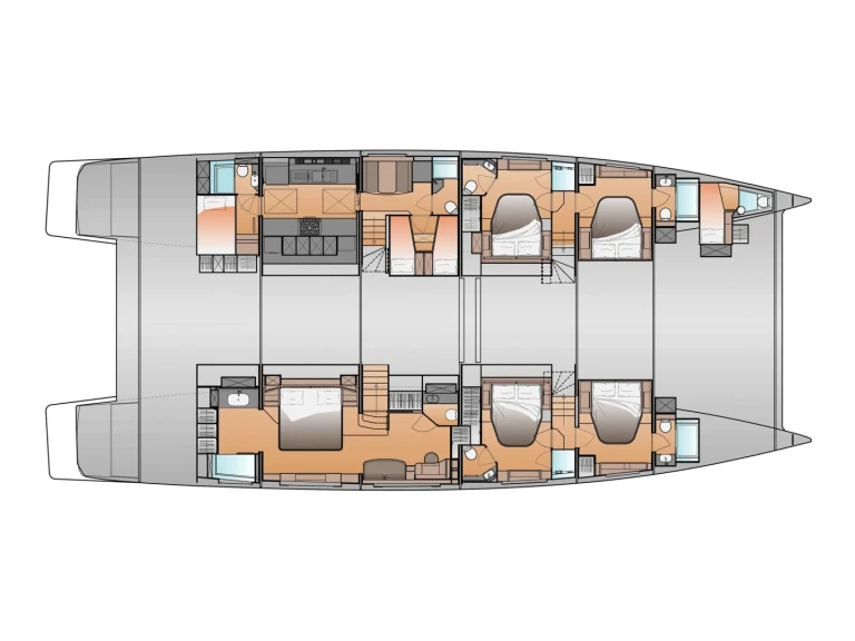 Yacht charter Piraeus - Fountaine Pajot Fountaine Pajot Thira 80 on SamBoat