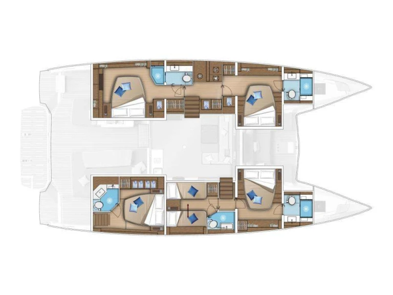 Hire Catamaran Lagoon with a boat licence