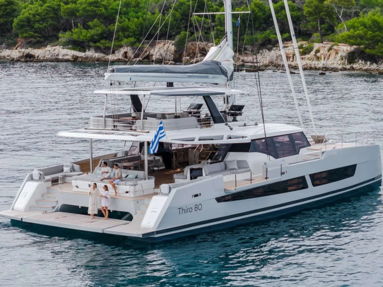 Fountaine Pajot Fountaine Pajot Thira 80 charter bareboat or skippered in  Marsh Harbour