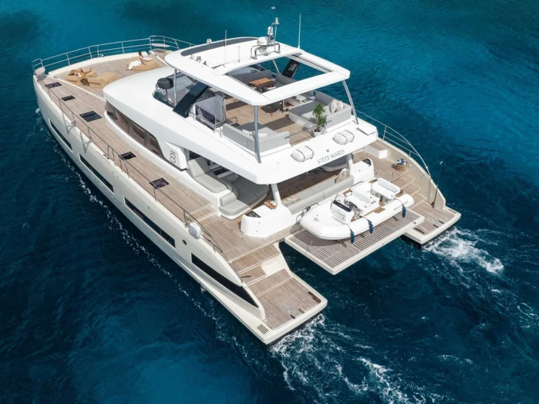 Yacht hire Olbia cheap Lagoon Seventy 8 (4 cab)