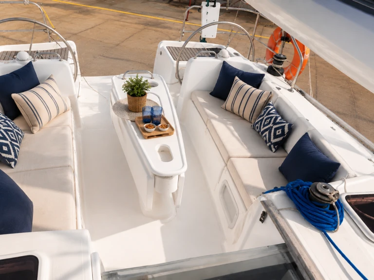 Bénéteau Cyclades 43.3 charter bareboat or skippered in  Port of Alicante