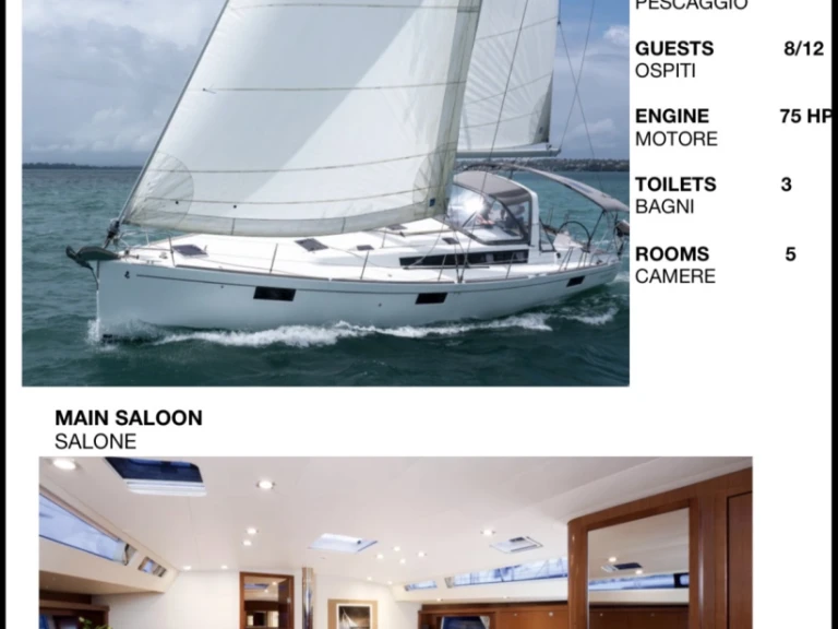 Yacht hire Castellammare di Stabia cheap 48