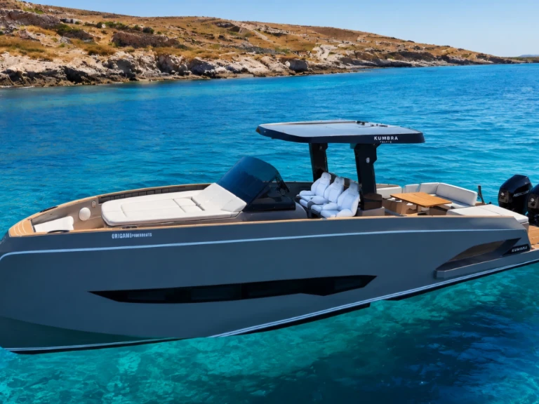 Yacht hire Mykonos Port cheap Kumbra 34