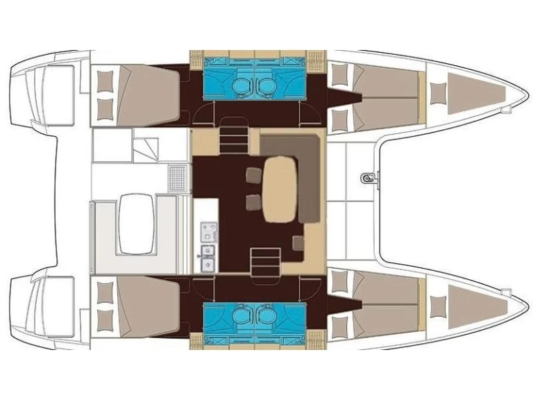 Yacht hire Alimos cheap Lagoon 400 S2