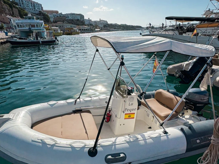 Hire RIB with or without skipper Lomac Mahón
