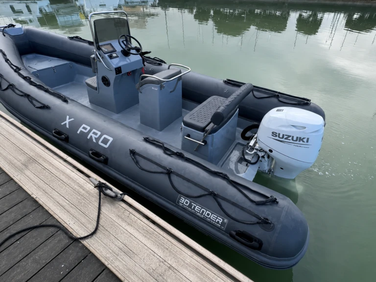 3D Tender X Pro 589 charter bareboat or skippered in  Larmor-Plage