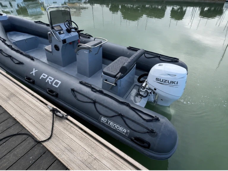 3D Tender X Pro 589 charter bareboat or skippered in  La Trinité-sur-Mer