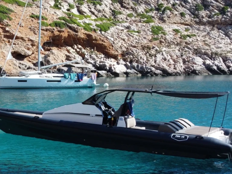 ZEN MARINE 40 charter bareboat or skippered in  Antiparos