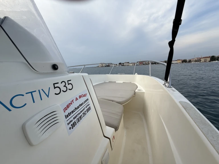 Quicksilver Activ 535 Open charter bareboat or skippered in  Poreč