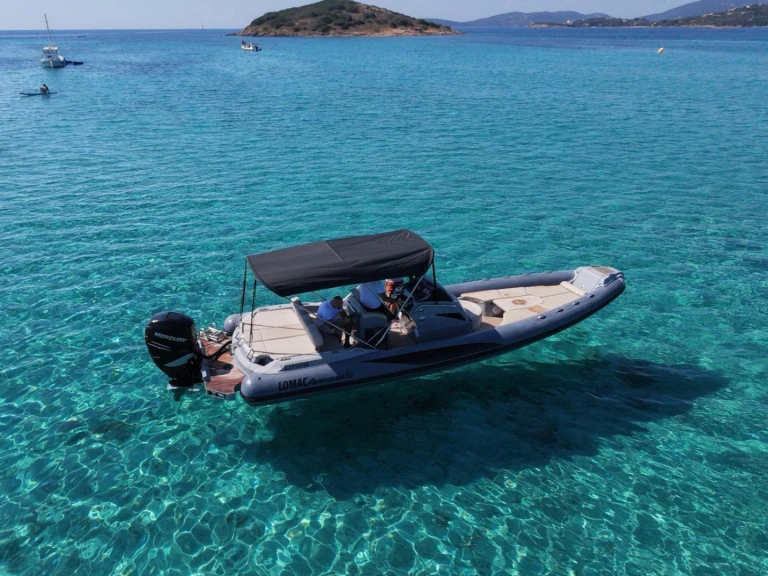 Lomac Adrenalina 9.0 charter bareboat or skippered in  Porto-Vecchio
