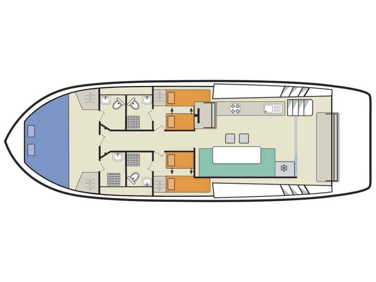 Hire Motorboat Le Boat with a boat licence