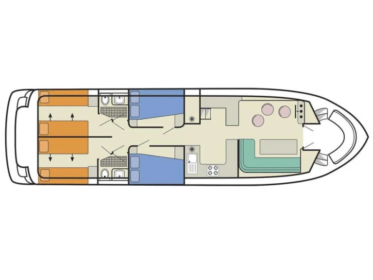 Le Boat Salsa A charter bareboat or skippered in  Homps