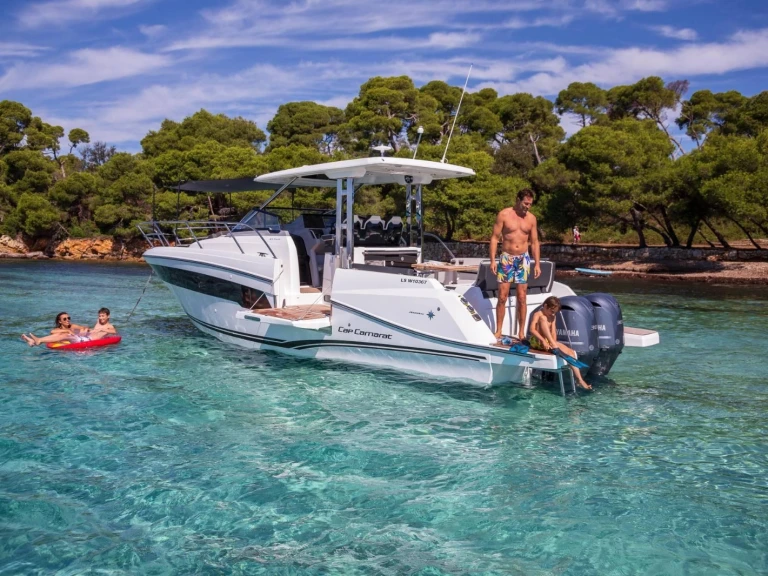 Jeanneau CAP CAMARAT 10.5 WA S2 charter bareboat or skippered in  Saint-Raphaël