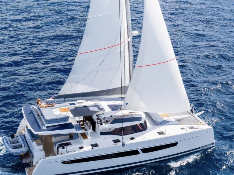 Hire Catamaran Fountaine Pajot with a boat licence
