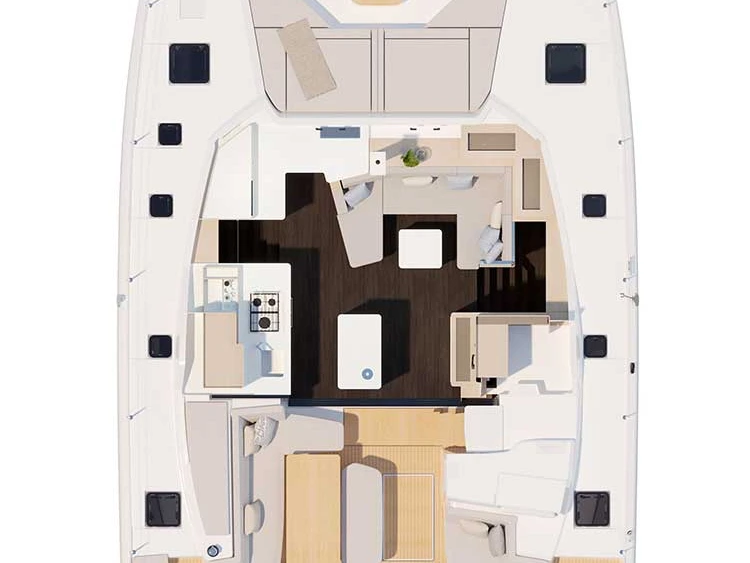 Yacht hire Šibenik cheap Fountaine Pajot FP 44 Quatuor - 4 + 2 cab.