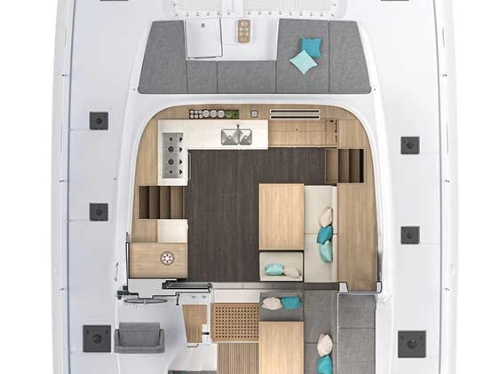 Hire Catamaran Lagoon with a boat licence