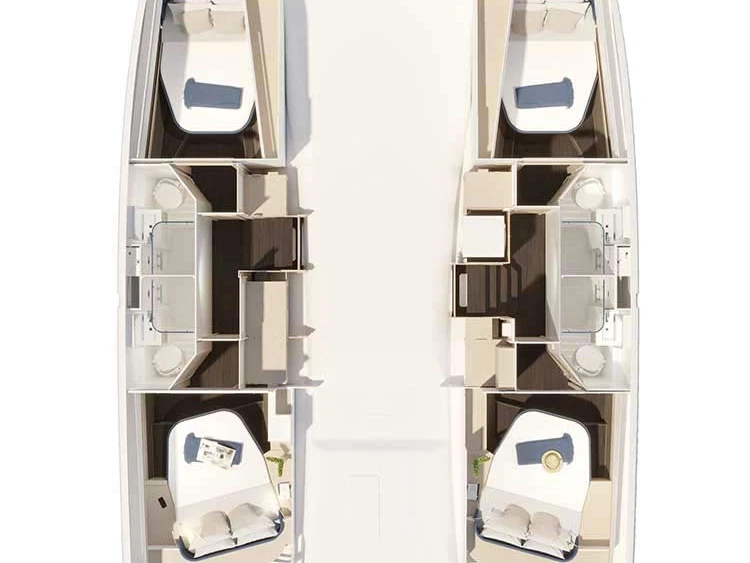 Yacht hire Šibenik cheap Fountaine Pajot FP 44 Quatuor - 4 + 2 cab.