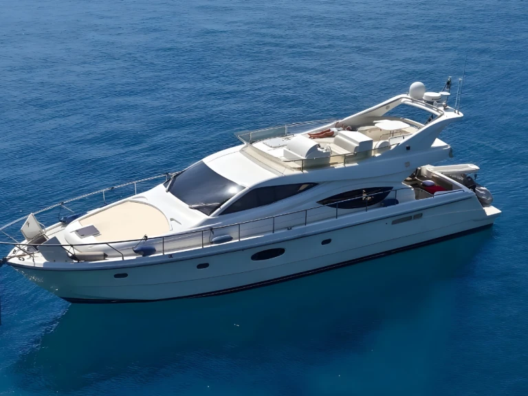 Ferretti Ferretti 550 charter bareboat or skippered in  Paros (Island)
