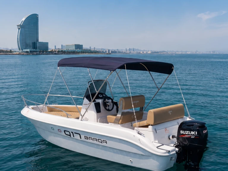 Motorboat hire in Barcelona - Barqa Q17