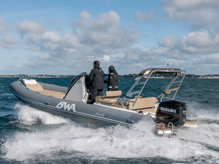 Bwa Sport 26 GTO charter bareboat or skippered in  La Trinité-sur-Mer