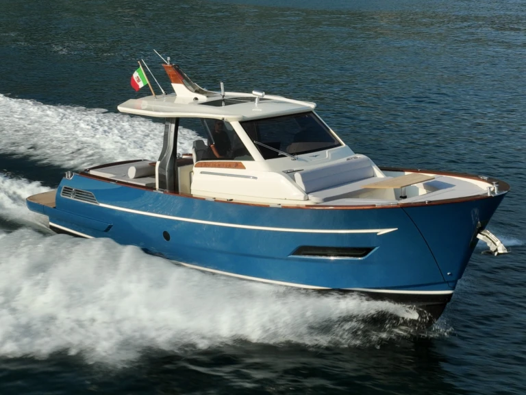 Lancia Aprea 42 charter bareboat or skippered in  Sorrento