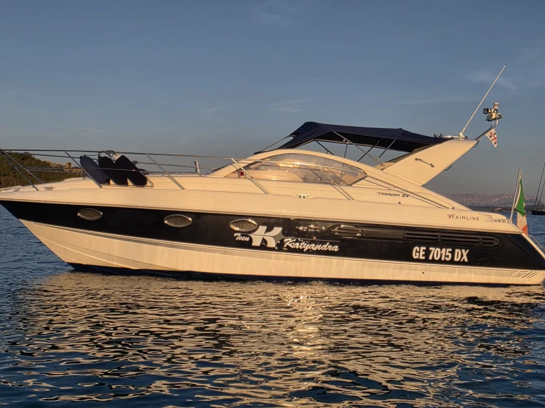 Fairline Targa 34 charter bareboat or skippered in  Porto Rotondo