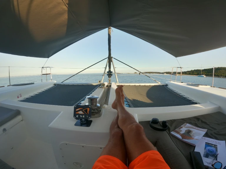 Charter a Lagoon Lagoon 450 Sport Top in Ajaccio on Samboat