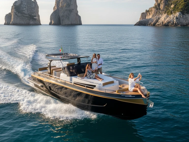 Allure 38 charter bareboat or skippered in  Positano