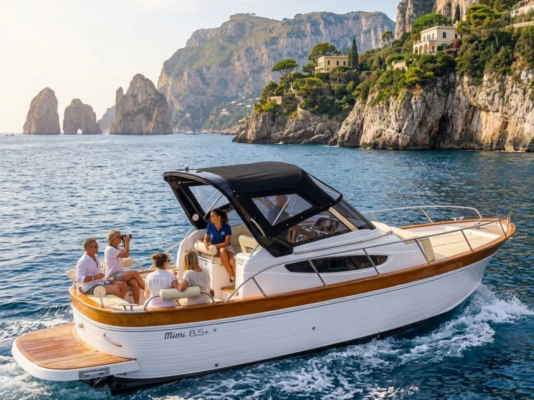Hire Motorboat Gozzo with a boat licence