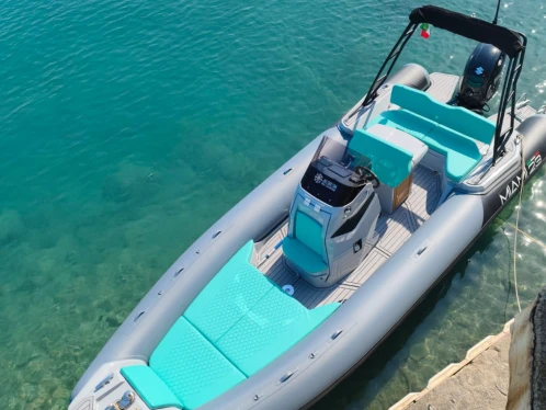 bluerib Miami23 charter bareboat or skippered in  Chiavari