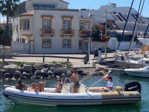 Hire RIB with or without skipper Lomac Mauguio