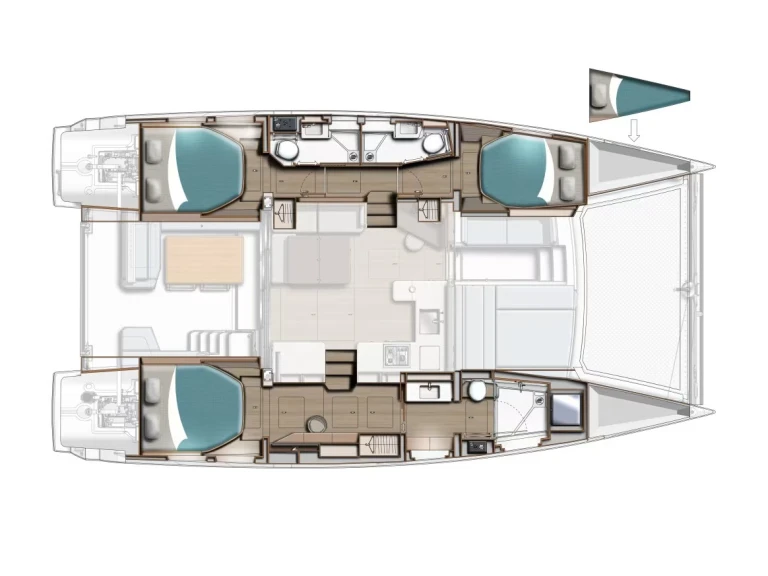 Yacht charter Road Town - Leopard Moorings 4300 - 3 on SamBoat