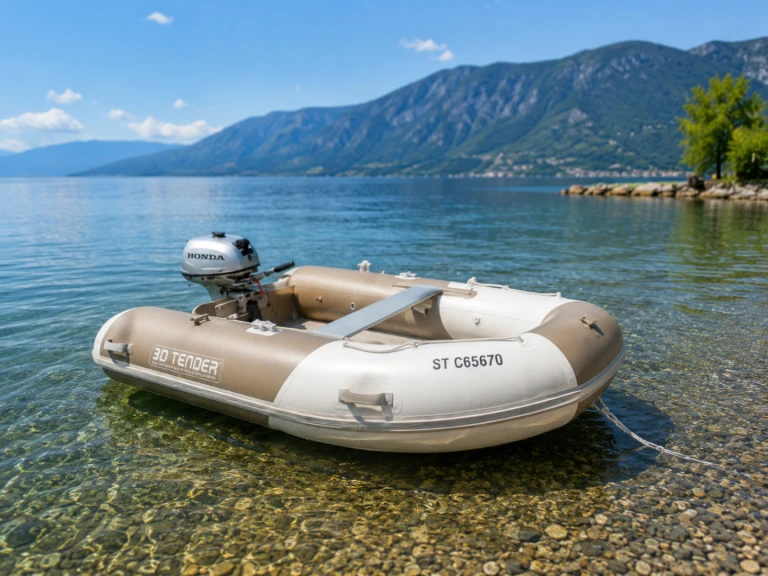 3D Tender Super Light Twin Vib Air 280 charter bareboat or skippered in  Aix-les-Bains