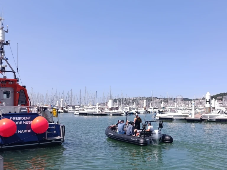 Highfield Patrol 540 charter bareboat or skippered in  Le Havre