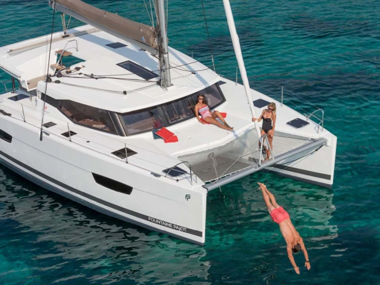 Fountaine Pajot Lucia 40 charter bareboat or skippered in  Lefkáda