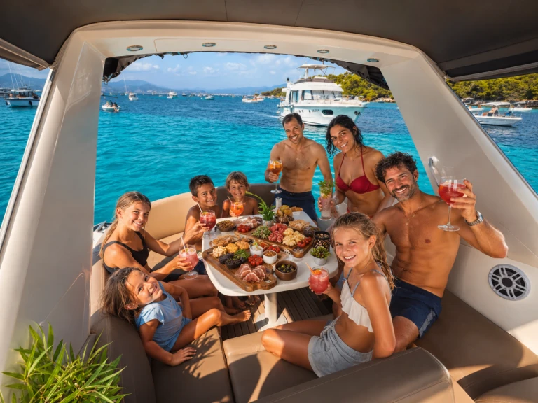 Motorboat hire in Mandelieu-la-Napoule - Jeanneau Leader 8