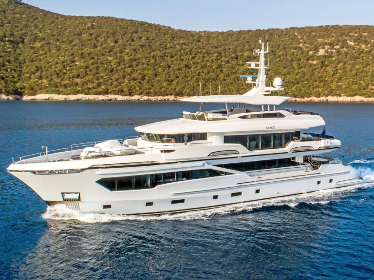 Luxury Yacht hire in Bodrum -  Custom Built Aluminum Cutter KANDO