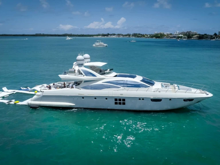 Azimut Scarlet charter bareboat or skippered in  Miami