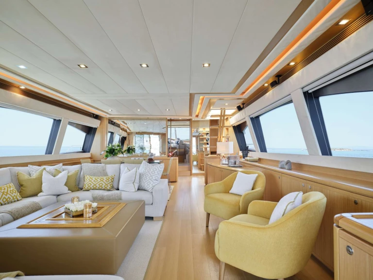Hire a Ferretti JULIE M Athens