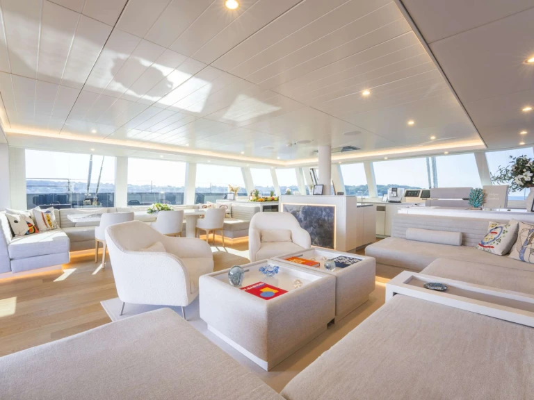 Sunreef Halcyon charter bareboat or skippered in  Naples
