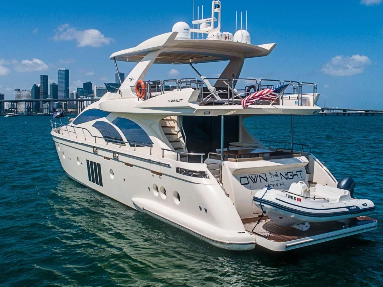 Hire a Azimut OWN THE NIGHT Miami