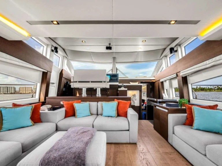 Prestige Yachts Oceana charter bareboat or skippered in  Nassau