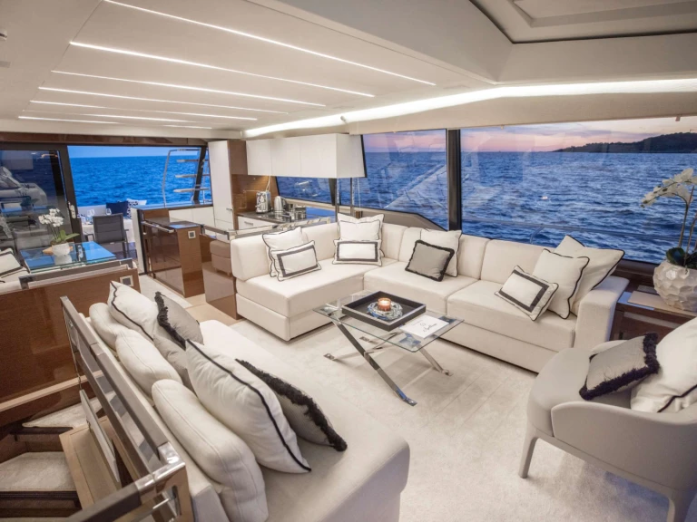 Prestige Yachts Apollonia charter bareboat or skippered in  French Riviera