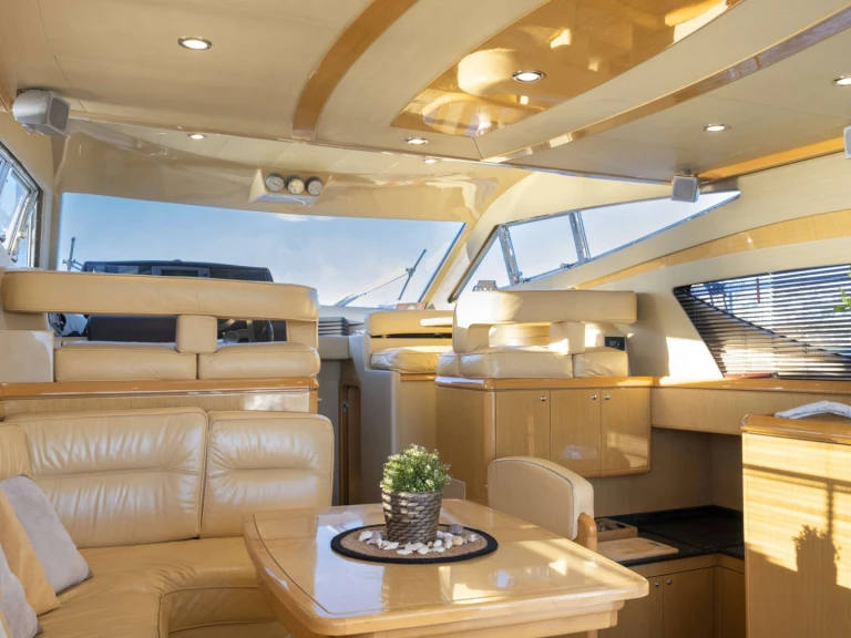 Ferretti ARABELLA charter bareboat or skippered in  Mykonos (Island)